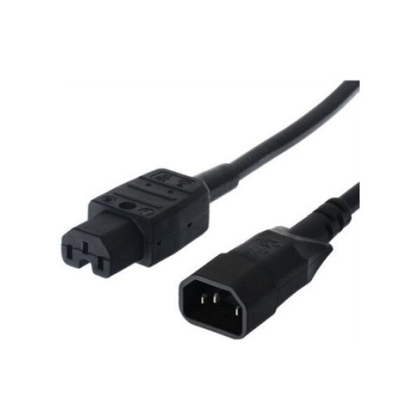 Kabel zasilający Bachmann Kabel zasilający BACHMANN, męskie urządzenie zimne do żeńskiego urządzenia gorącego, IEC320 C14/C15, 3 m