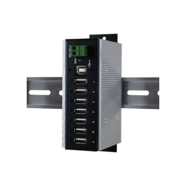 Exsys EXSYS EX-1177HMVS-WT 7-portowy koncentrator USB 2.0 z ochroną przeciwprzepięciową 15KV