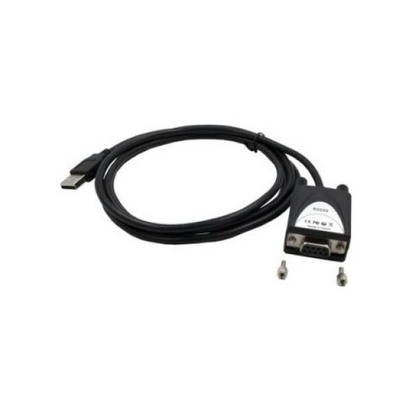 Adapter USB Exsys EXSYS EX-1311-2F Kabel USB 2.0 do 1 x szeregowy RS-232 1,8 m z 9-stykowym żeńskim wyświetlaczem LED