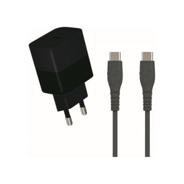 Ładowarka Triton BIOnd Ładowarka sieciowa podwójny port USB-C PD 20W Eco-friendly recykling