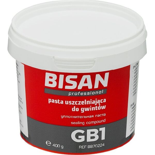 Bisan PASTA DO GWINTÓW GB1 400G (PUSZKA) woda/ gaz [12]
