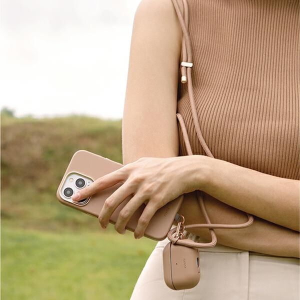 Uniq UNIQ etui Coehl Haven AirPods Pro 2 (2022/2023) beżowy/dusty nude