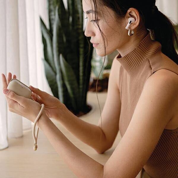 Uniq UNIQ etui Coehl Haven AirPods Pro 2 (2022/2023) beżowy/dusty nude