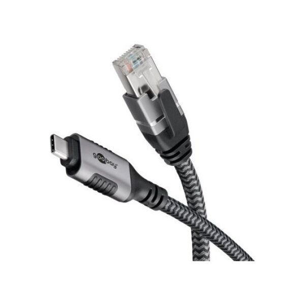 Kabel USB Goobay Kabel Ethernet USB-C do RJ45, 3 m