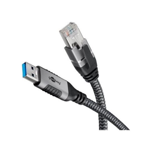 Kabel USB Goobay Kabel Ethernet USB-A do RJ45, 10 m