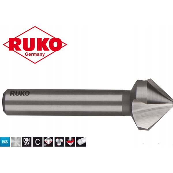 Wiertło Sourcing Countersink RUKO HSS DIN335 C 90deg O16.5mm
