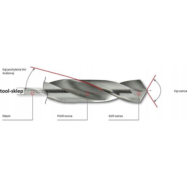 Sourcing Extended drill bit for metal RUKO TL3000 DIN340 O 13.0 mm