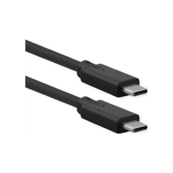 Kabel USB Roline USB-C - USB-C 0.5 m Czarny