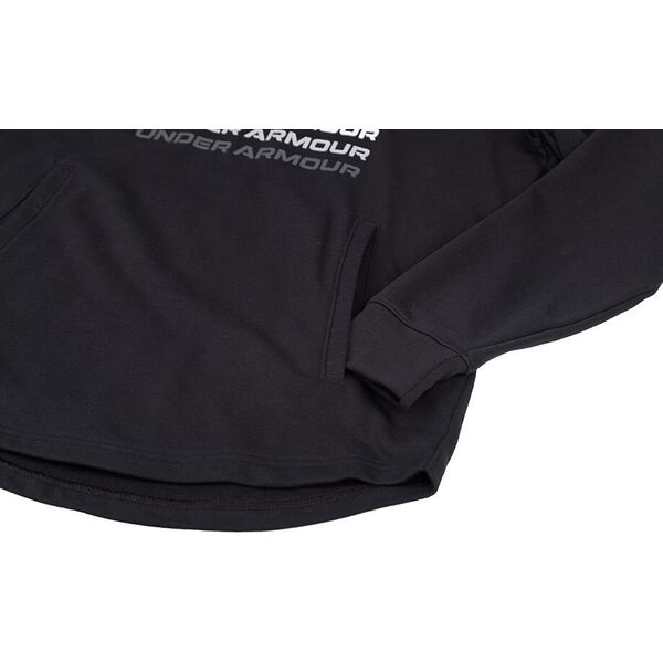 Under Armour Bluza męska Under Armour UA Rival Terry Graphic Hoodie czarna 1386047 001 M
