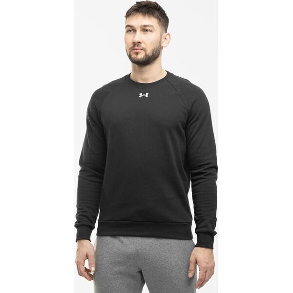 Under Armour Bluza męska Under Armour Rival Fleece Crew czarna 1379755 001 L