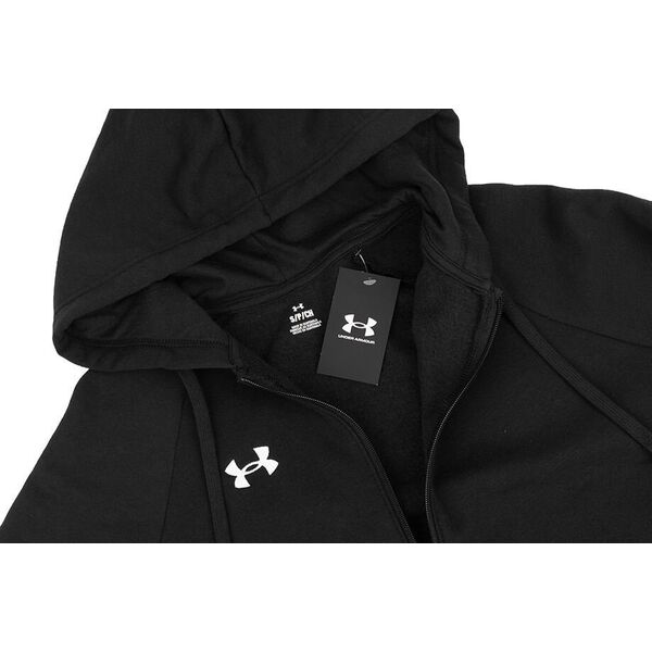 Under Armour Bluza męska Under Armour Rival Fleece FZ Hoodie czarna 1379767 001 XL