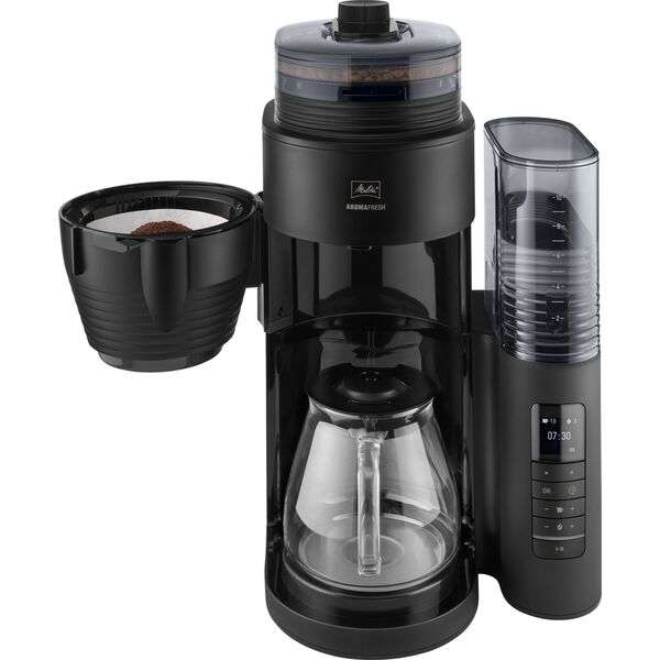 Ekspres przelewowy Melitta Melitta - AromaFresh II PRO Czarny Mat - Ekspres przelewowy z wbudowanym młynkiem