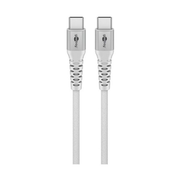 Kabel USB Goobay USB-C - USB-C 3 m Biały (70195)