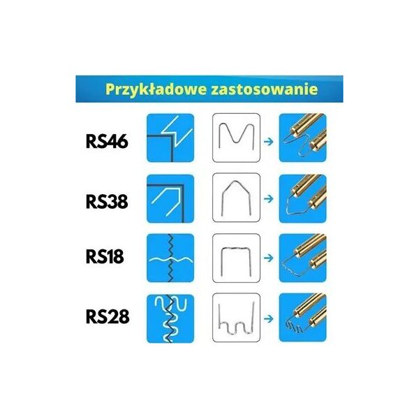 Dedra Zgrzewarka do plastiku 4V, 550 st.C-zestaw, bezprze. USB