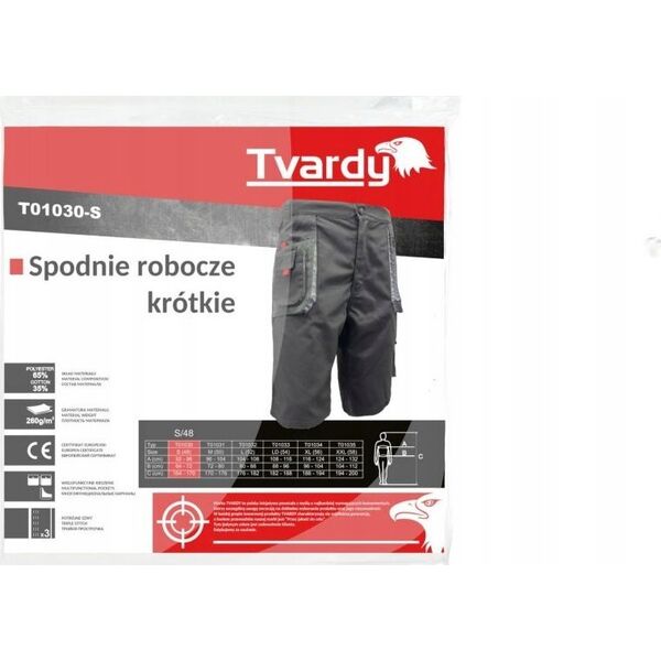Tvardy Spodnie robocze krótkie TVARDY rozmiar LD (10)