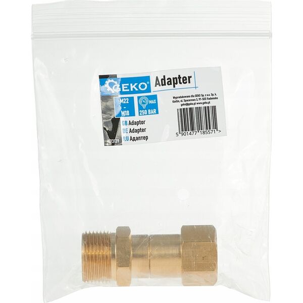 Geko Adapter z gwintu M22-M18 (150)