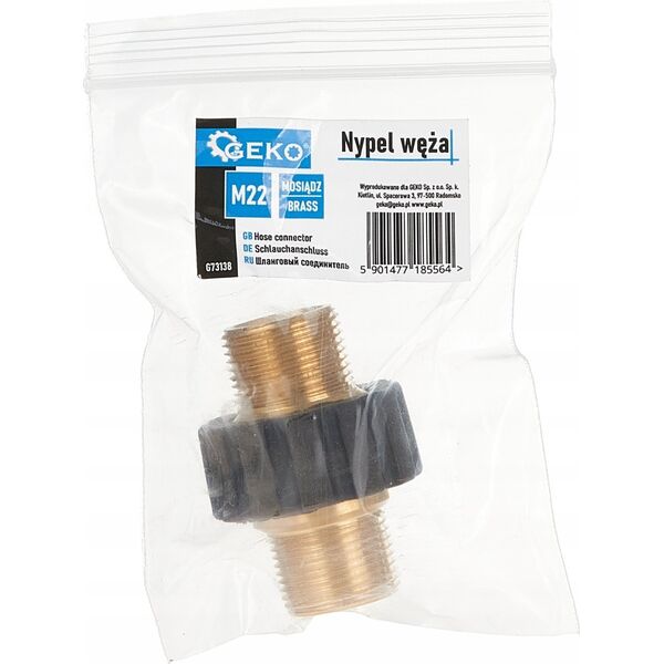 Geko Nypel węże M22-M22 (150)