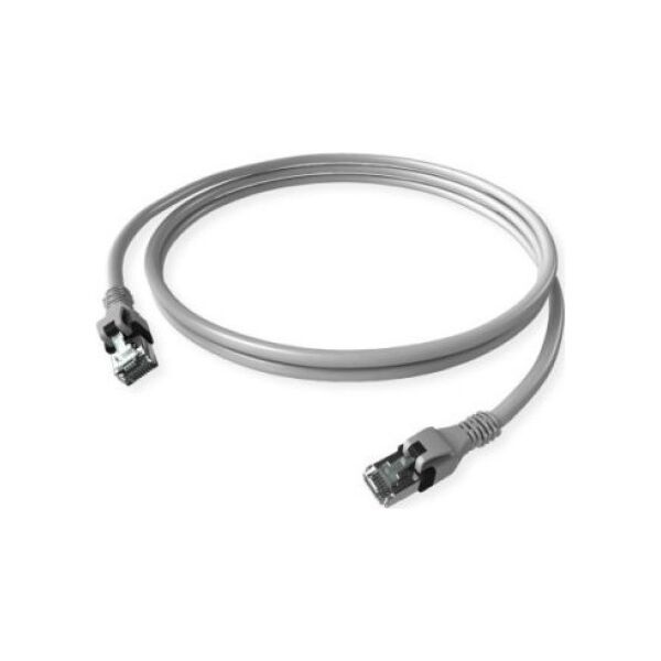SACON Kabel krosowy DualBoot PushPull IP20, kat. 6, szary, 2 m