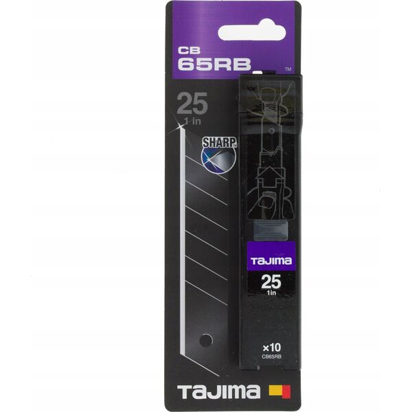 Tajima 25MM TAJIMA RAZAR BLACK BLADES CB65RB 10