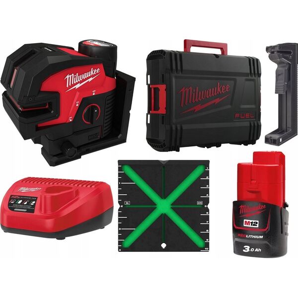 Milwaukee MILWAUKEE.4-POINT CROSS LASER M12CLL4P-301C