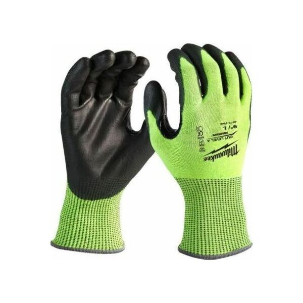 Milwaukee MILWAUKEE GLOVES LEVEL D-SIZE M/8 INCREASED VISIBILITY