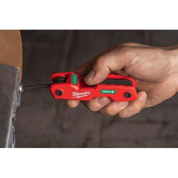 Milwaukee MILWAUKEE ALLEN WRENCH FOLDABLE SET 8 pcs.