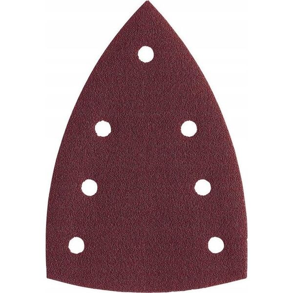 Milwaukee MILWAUKEE DELTA SANDING PAPER 100mm x 147mm 7 HOLES P80 /10pcs.
