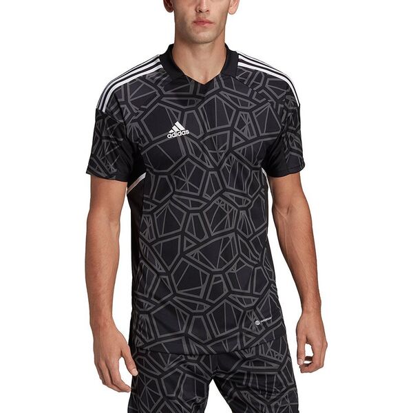 Adidas Koszulka męska Condivo 22 Goalkeeper Jersey Short Sleeve czarna HB1619 XL