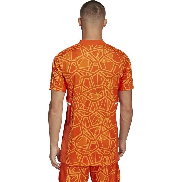 Adidas Koszulka męska Condivo 22 Goalkeeper Jersey Short Sleeve pomarańczowa HB1621 L