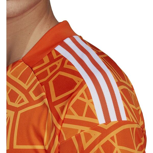 Adidas Koszulka męska Condivo 22 Goalkeeper Jersey Short Sleeve pomarańczowa HB1621 L