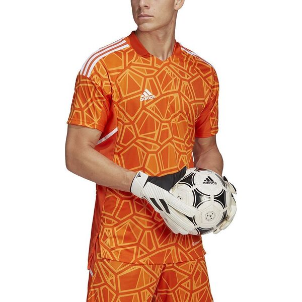 Adidas Koszulka męska Condivo 22 Goalkeeper Jersey Short Sleeve pomarańczowa HB1621 XL