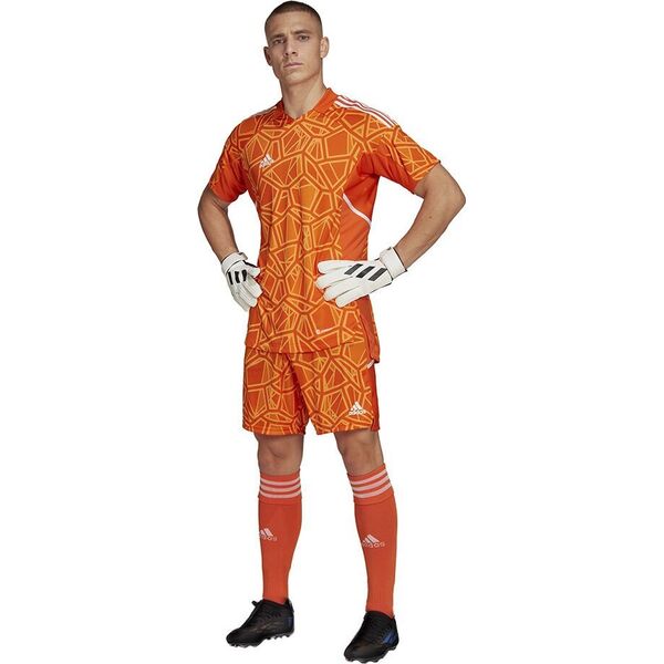 Adidas Koszulka męska Condivo 22 Goalkeeper Jersey Short Sleeve pomarańczowa HB1621 XL