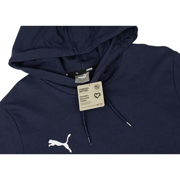 Puma Bluza męska Puma Team Goal Casuals Hoody granatowa 658618 06 XL