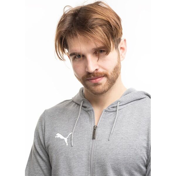 Puma Bluza męska Puma Team Goal Casuals Hooded szara 658595 33 M