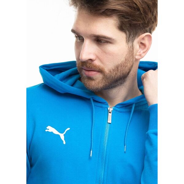 Puma Bluza męska Puma Team Goal Casuals Hooded niebieska 658595 02 M