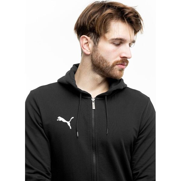 Puma Bluza męska Puma Team Goal Casuals Hooded czarna 658595 03 L