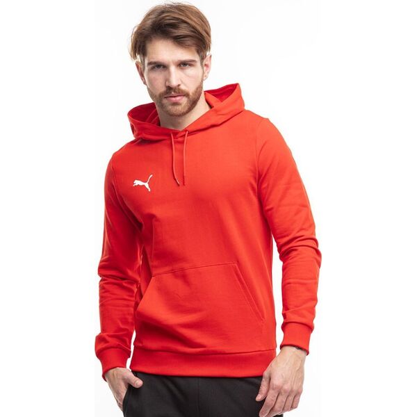 Puma Bluza męska Puma Team Goal Casuals Hoody czerwona 658618 01 XL