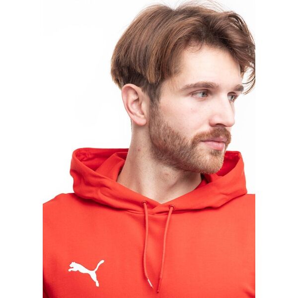 Puma Bluza męska Puma Team Goal Casuals Hoody czerwona 658618 01 M