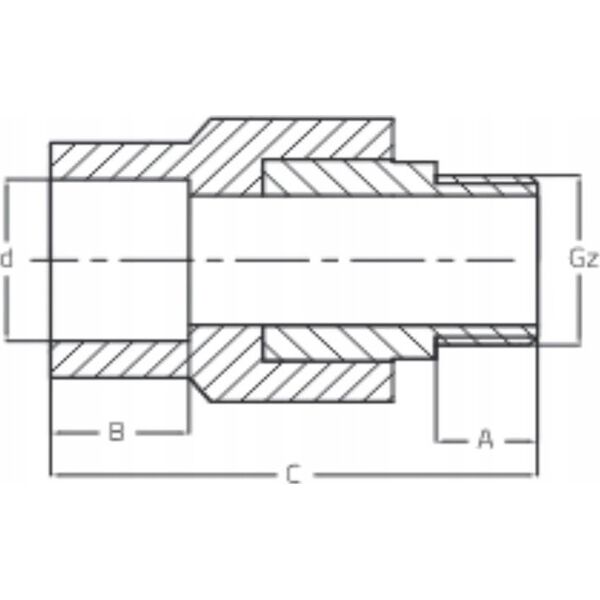 Detal-met PP Mufa GZ 40 x 1" [15]