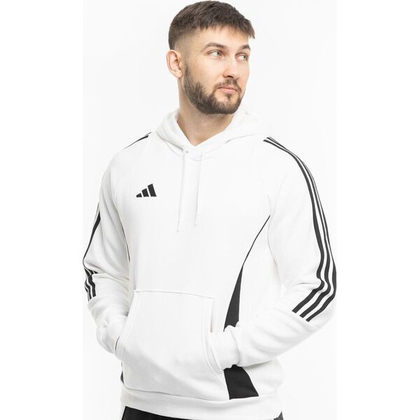 Adidas Bluza męska adidas Tiro 24 Sweat Hooded biała IR7547 2XL