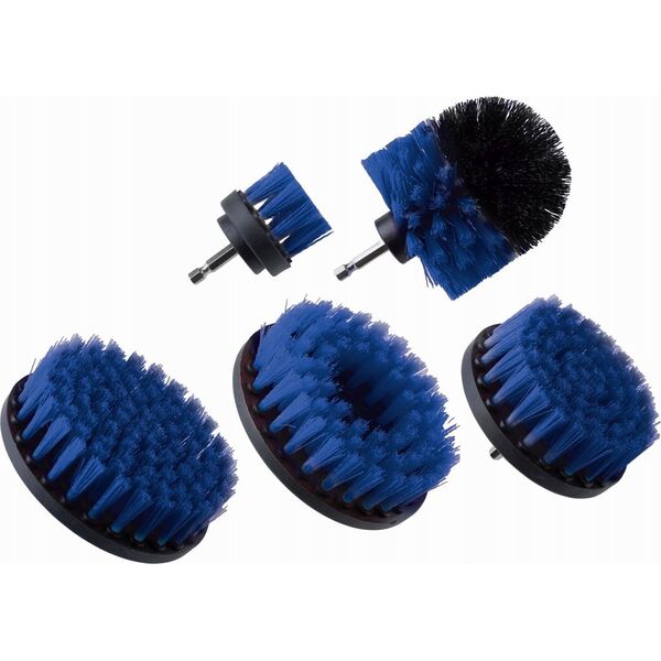 Dedra Szczotki czyszczące na wiertarkę 5szt zestaw, nylon, hex,6mm