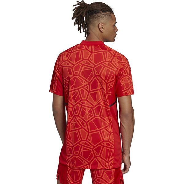 Adidas Koszulka męska Condivo 22 Goalkeeper Jersey Short Sleeve czerwona H21238 S
