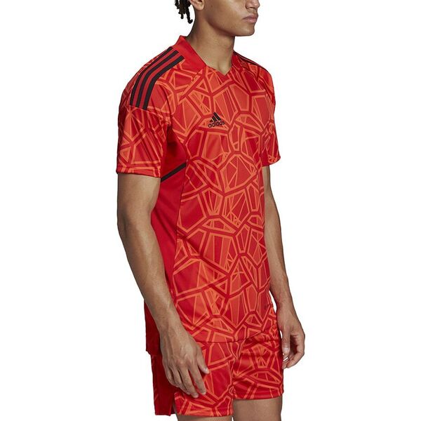 Adidas Koszulka męska Condivo 22 Goalkeeper Jersey Short Sleeve czerwona H21238 S