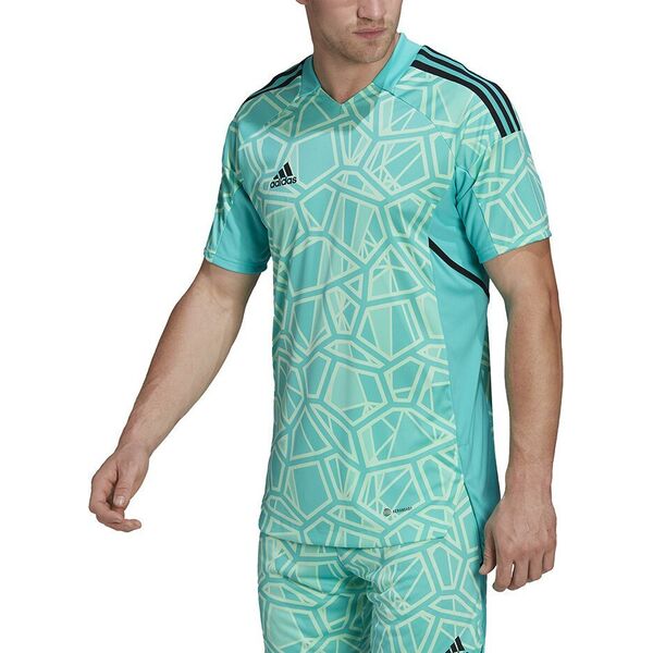Adidas Koszulka męska Condivo 22 Goalkeeper Jersey Short Sleeve zielona HB1618 L