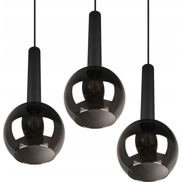 Lampa wisząca Sourcing PENDANT LIGHT CLAYTON 3XE27 MATT BLACK