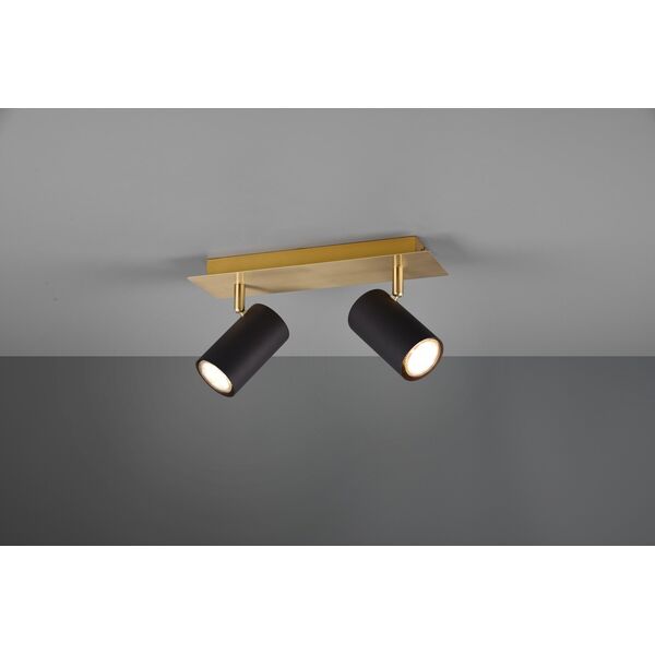 Kinkiet Sourcing SPOTLIGHT MARLEY 2XGU10 BLACK/GOLD