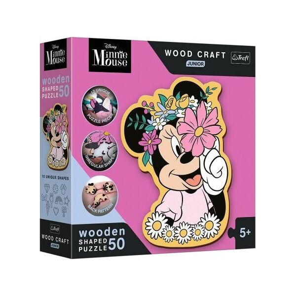Trefl TREFL DISNEY Wooden puzzle Minnie 50 pcs