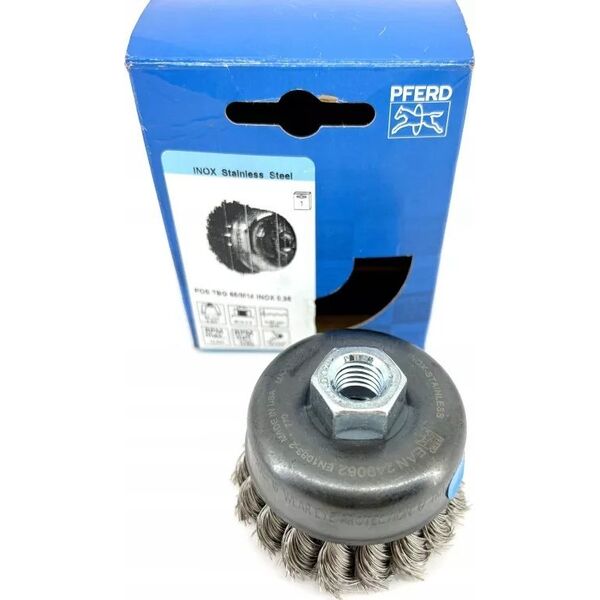 Sourcing Metal brush-cup O65 PFERD TBG INOX 0.35