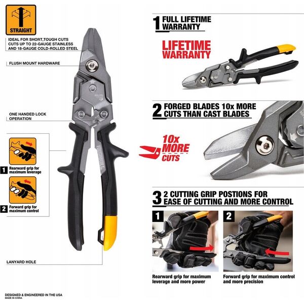 ToughBuilt Tin shears ToughBuilt(r), bulldog