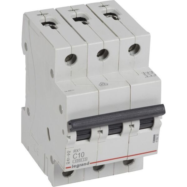 Legrand Automatic circuit breaker LEGRAND 419233 3P, 10 A, 6 kA C